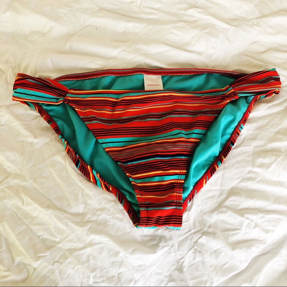 striped swim bottom